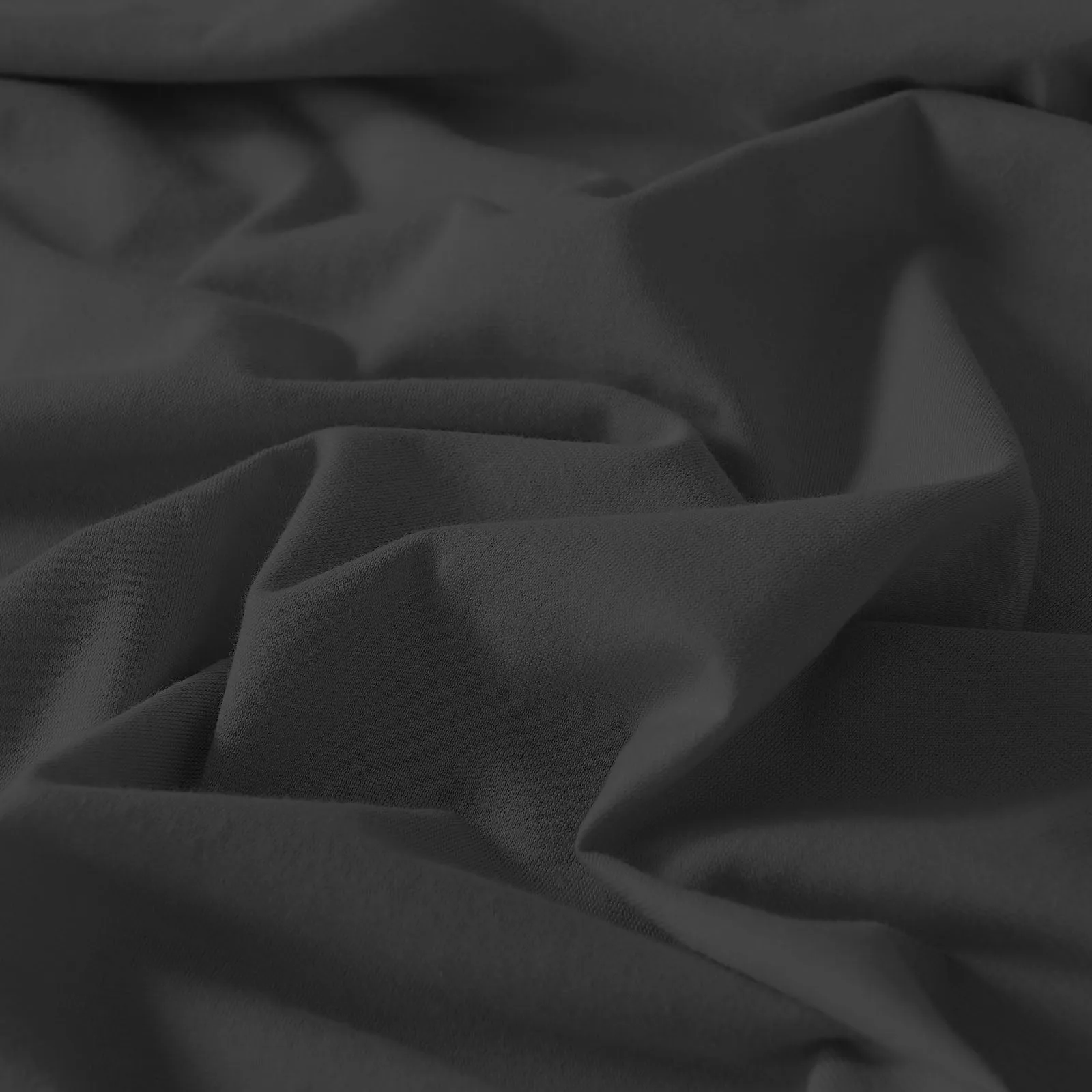 100% Jersey Cotton Quilt Cover Set | Ultra Soft Bedding | Luxurious | Queen | Charcoal Marle