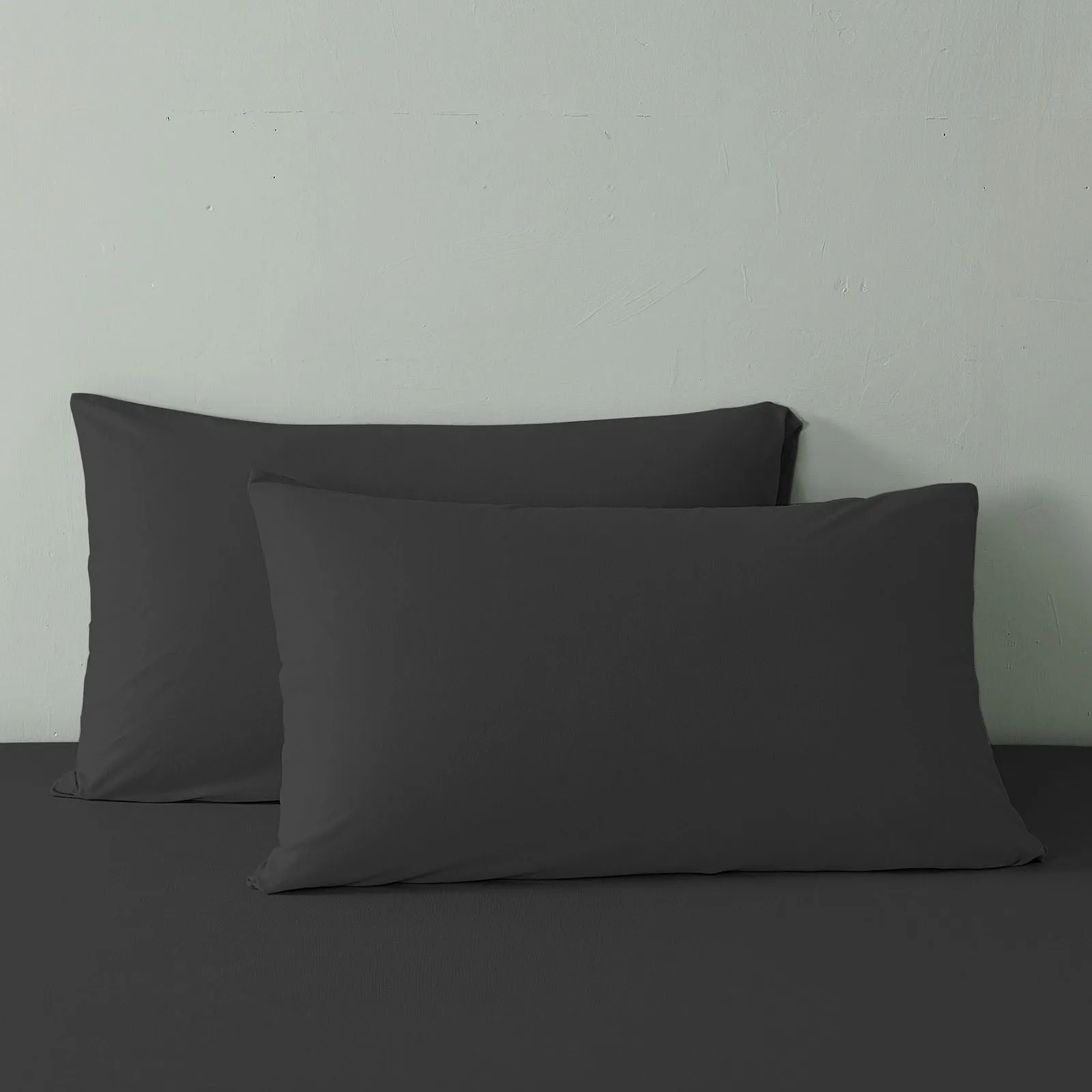 100% Jersey Cotton Quilt Cover Set | Ultra Soft Bedding | Luxurious | Queen | Charcoal Marle
