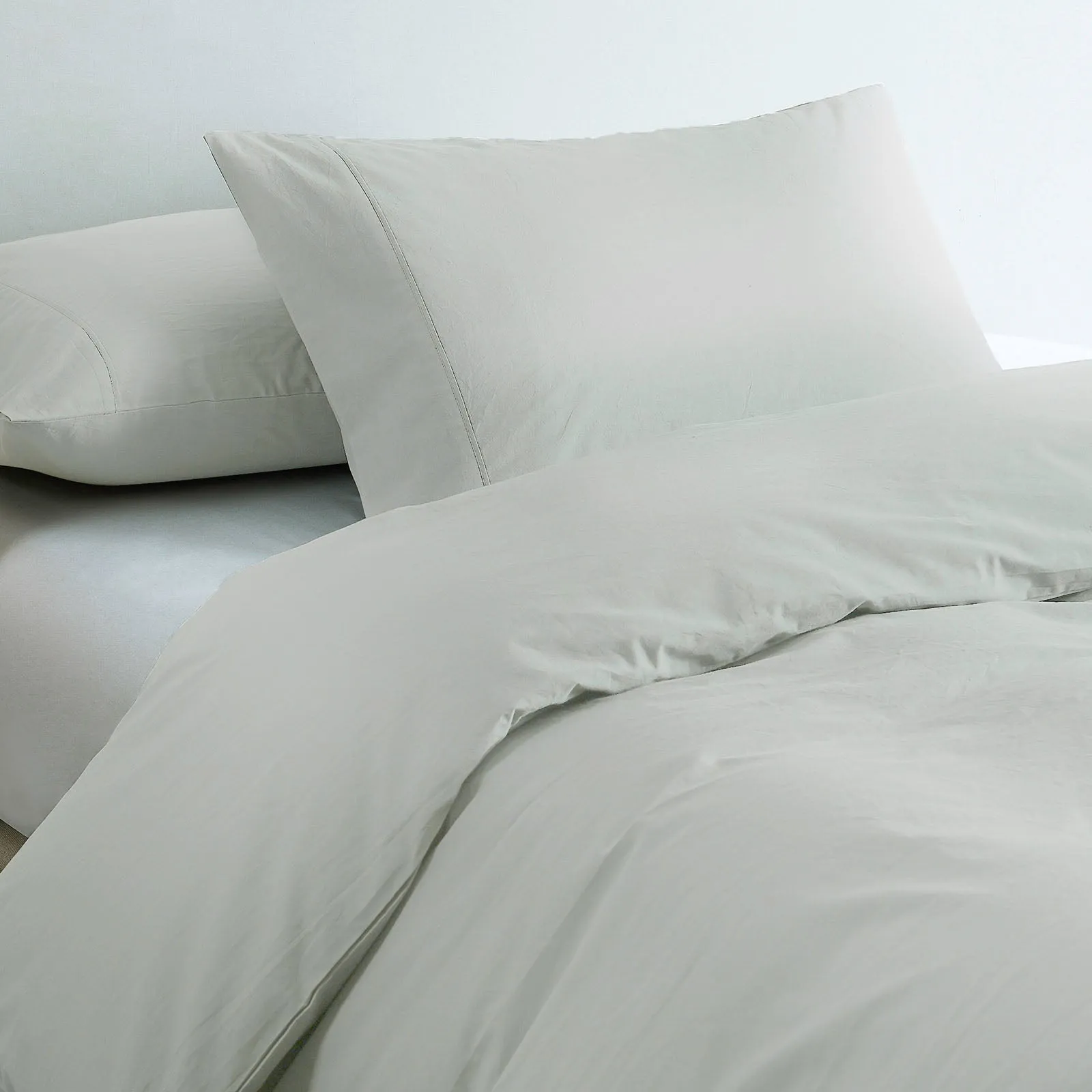 100% Jersey Cotton Quilt Cover Set | Ultra Soft Bedding | Luxurious | Queen | Grey Marle