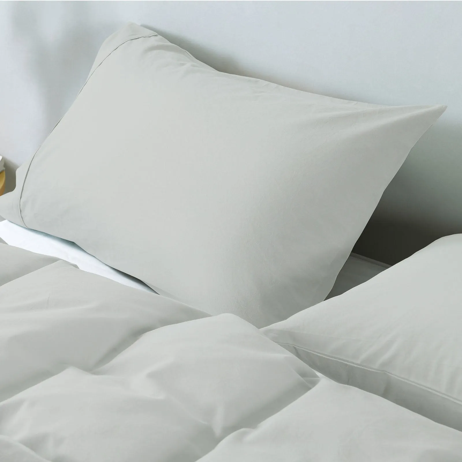 100% Jersey Cotton Quilt Cover Set | Ultra Soft Bedding | Luxurious | Queen | Grey Marle