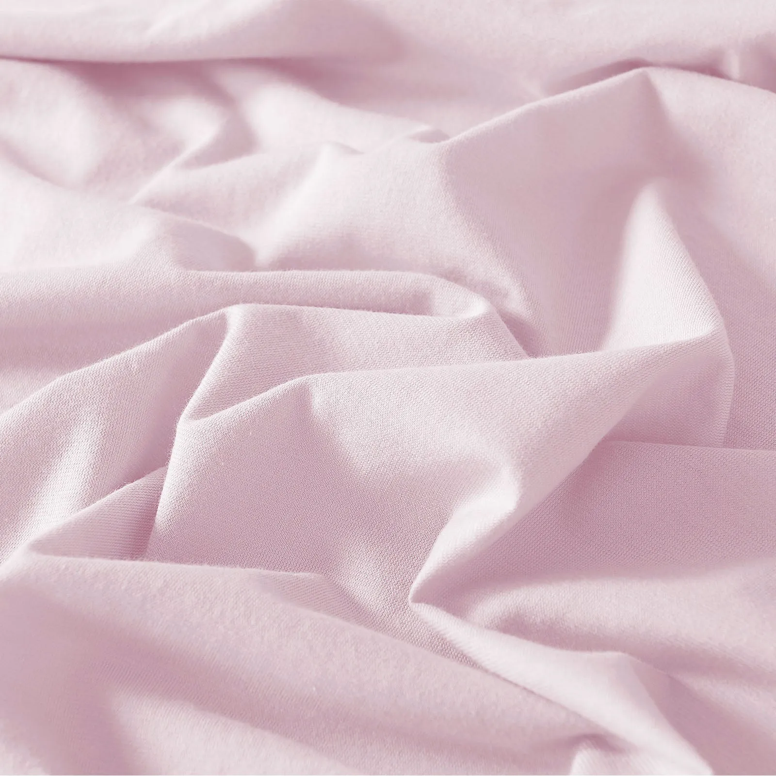 100% Jersey Cotton Quilt Cover Set | Ultra Soft Bedding | Luxurious | Queen | Pink Marle