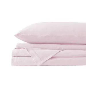 100% Jersey Cotton Quilt Cover Set | Ultra Soft Bedding | Luxurious | Queen | Pink Marle