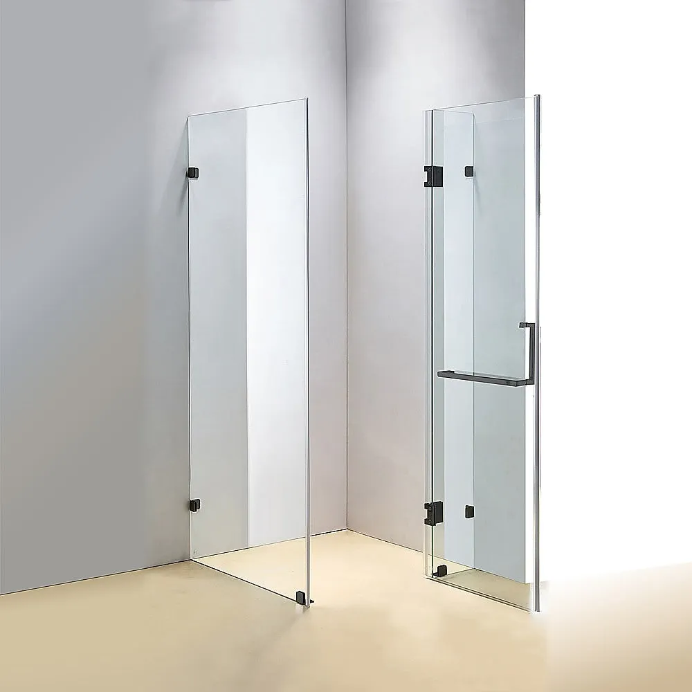 1000 x 800mm Frameless 10mm Glass Shower Screen | Della Francesca Design
