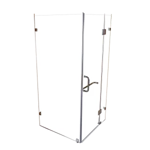 1000 x 900mm Frameless 10mm Glass Shower Screen | Della Francesca Design
