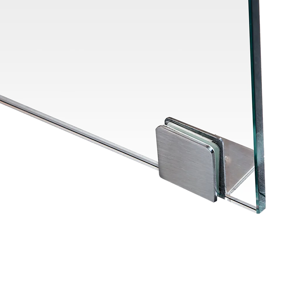 1000 x 900mm Frameless 10mm Glass Shower Screen | Della Francesca Design