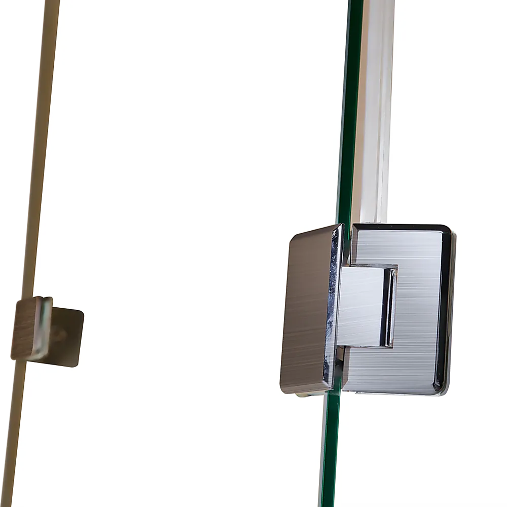 1000 x 900mm Frameless 10mm Glass Shower Screen | Della Francesca Design