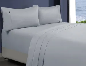 1000TC Egyptian Cotton 1 Fitted Sheet & 2 Pillowcases | Single | Silver