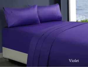 1000TC Egyptian Cotton Sheet Set | 1 Mega King | Violet