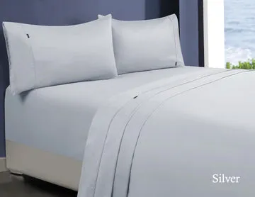 1000TC Egyptian Cotton Sheet Set | 1 Single | Silver