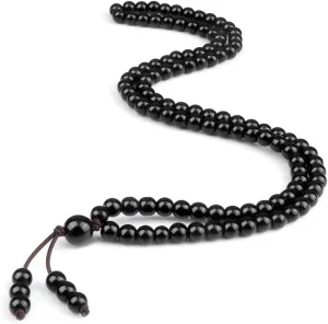108 Mala Prayer Beads Bracelet 6mm Gemstone Healing Crystal Stone Beaded Bracelets Hand Knotted Necklace for Yoga Meditation Unisex Women Men