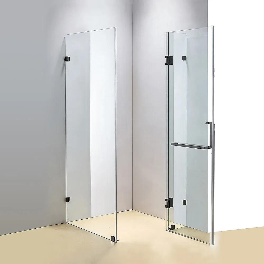 1200x900mm Frameless 10mm Glass Shower Screen | Della Francesca