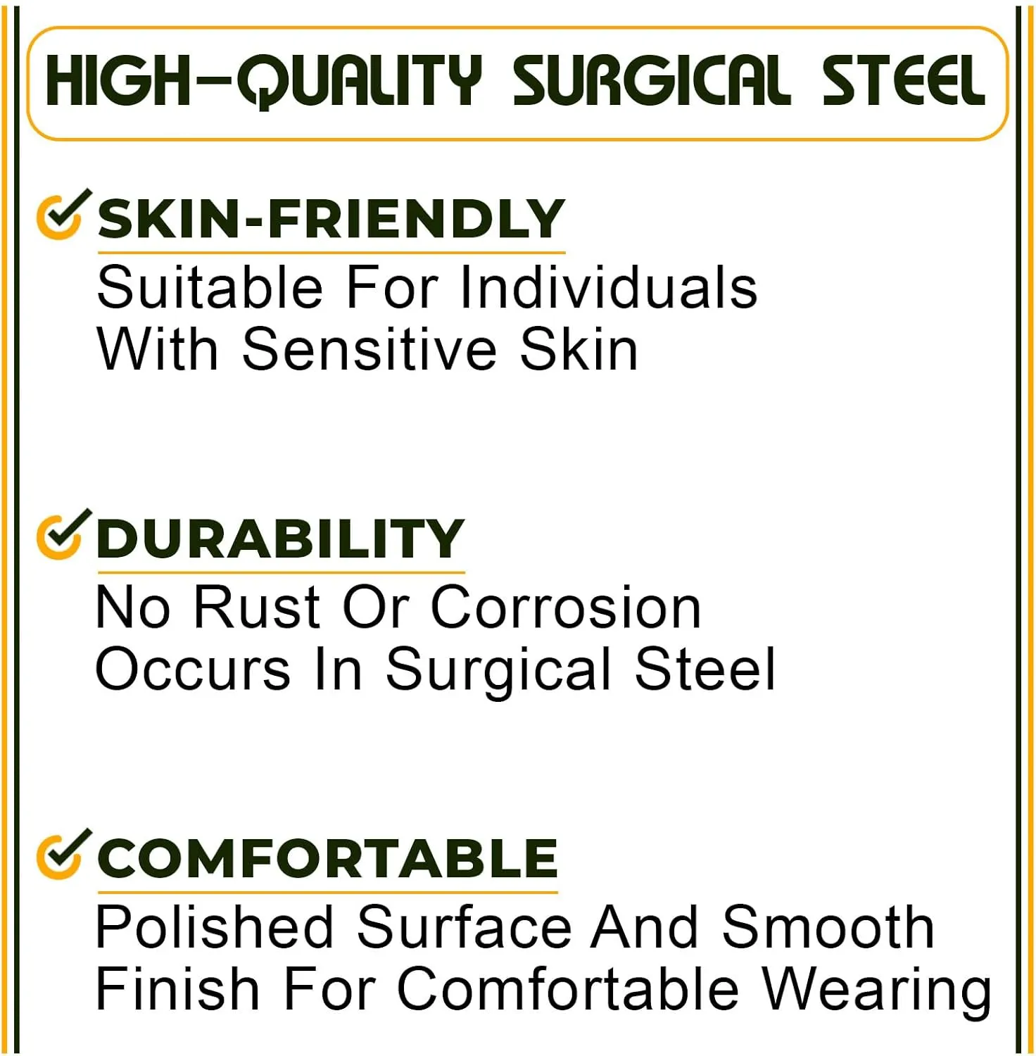 2 Pairs 316L Surgical Steel Taper Expander Single Flare Tunnel O-rings Piercing Jewelry Ear Stretching Earring Lobe Plugs