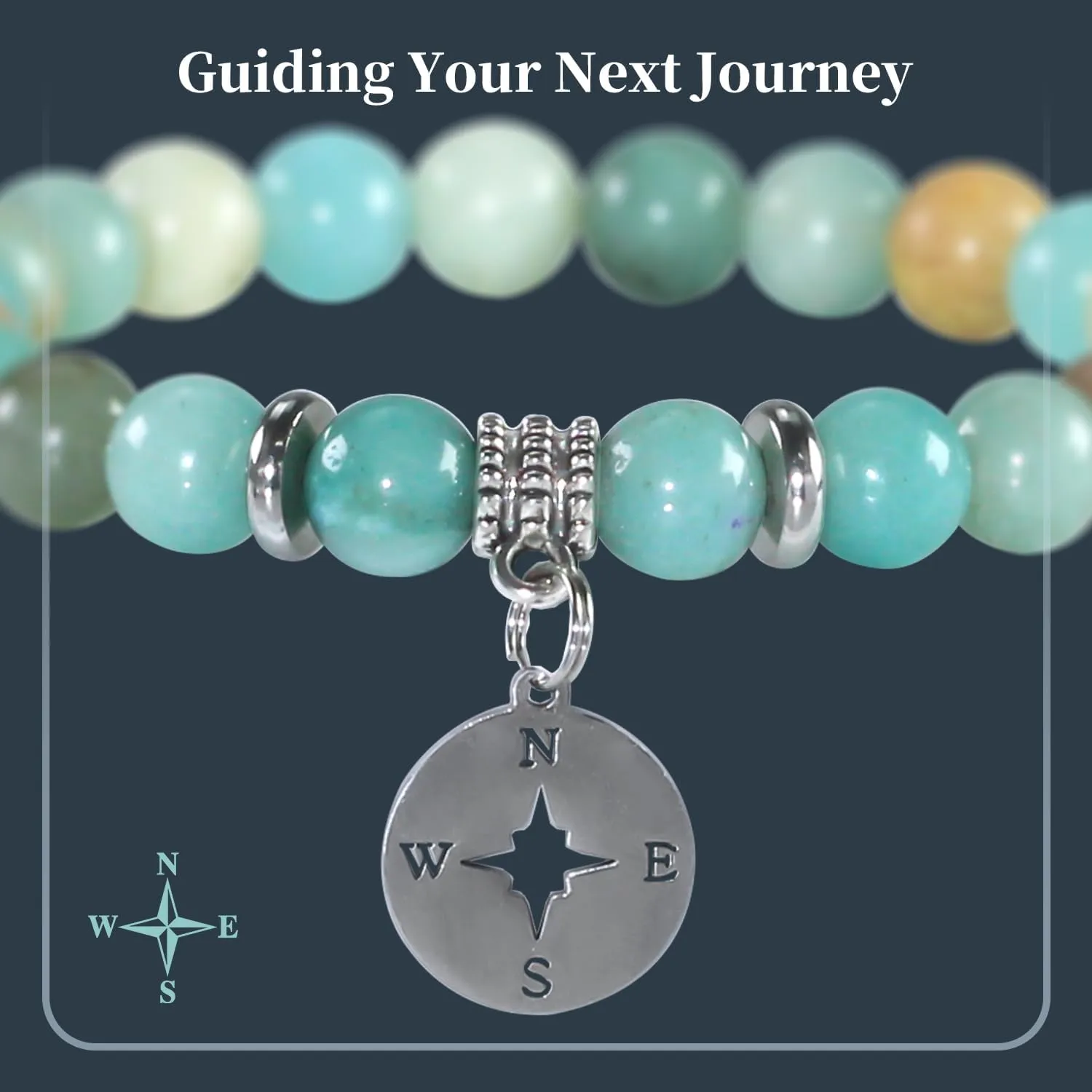 2025 Graduation Bracelets for Her, High School College Graduation Gifts for Him, Beaded Stretch Bracelet with Cards for Women Men Friends