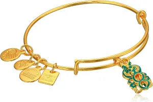 Alex and Ani Octopus Expandable Gold-Tone Bangle Bracelet