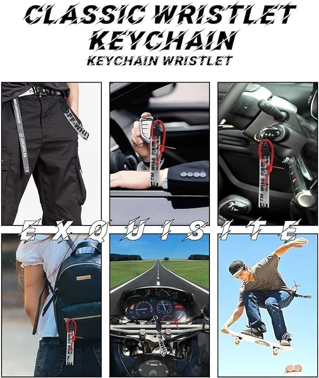 AllStyle By Patel Compatible Wristlet Strap for Key, Classic Hand Wrist Keychain Lanyard Key Chain Holder for Men and Women