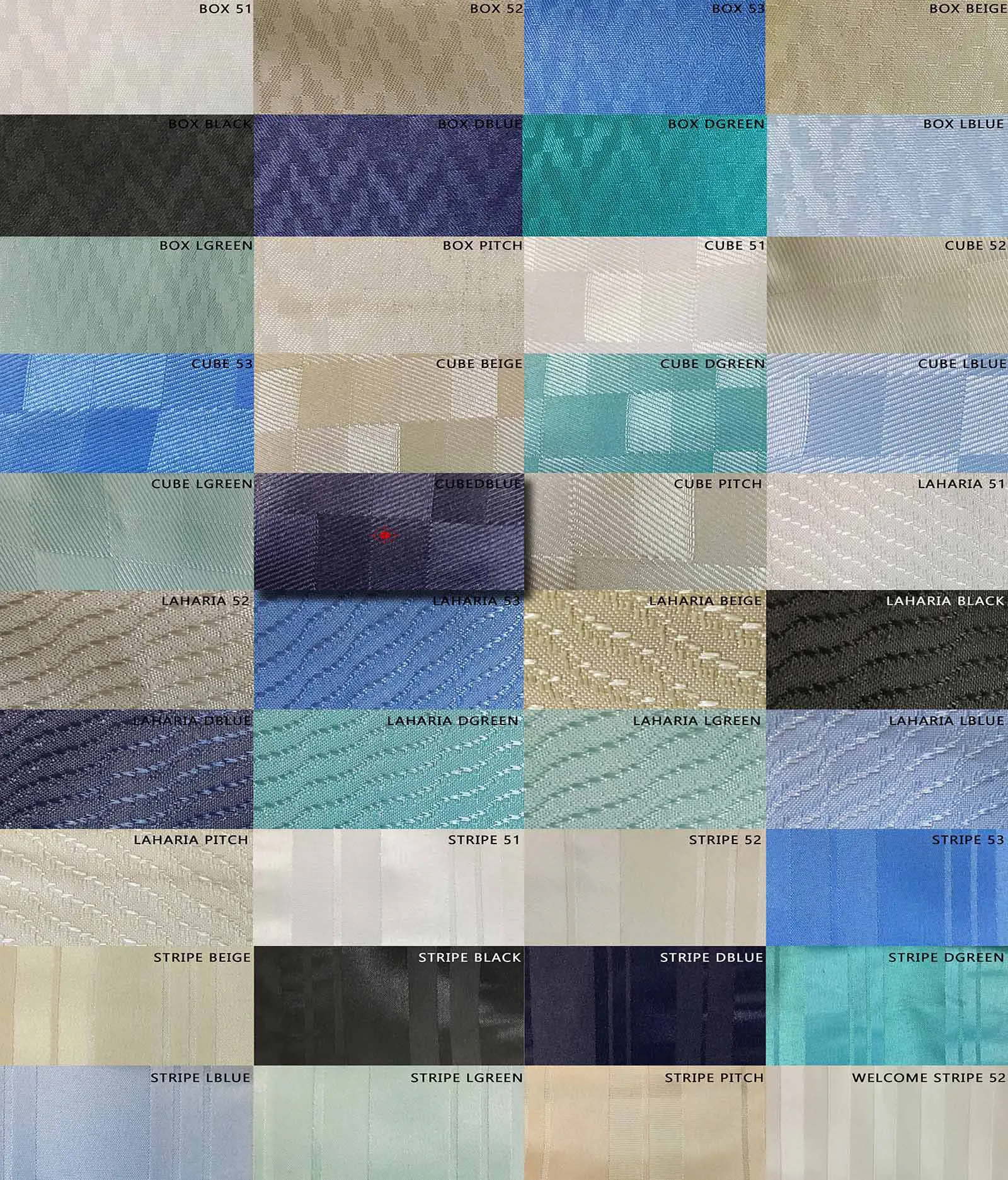 American-Elm Cube Designed Dark Blue Anti Bacterial Water-Repellent Shower Curtain, Bathroom Curtains