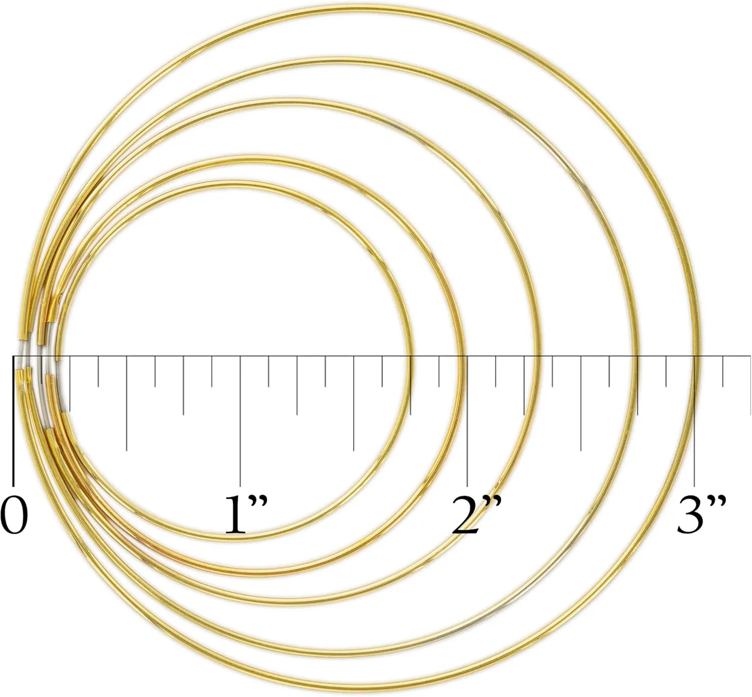And Lovely 14K Gold or Rhodium Plated Thin Endless Hoop Earrings - Lightweight Wire Hoops