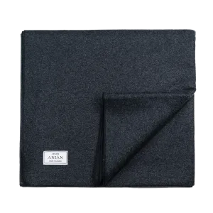 ANIÁN - The Melton Wool Blanket - Charcoal