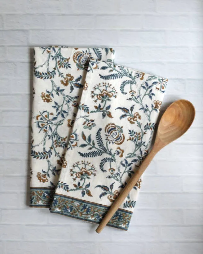 Apron Lilibet Caramel Indigo