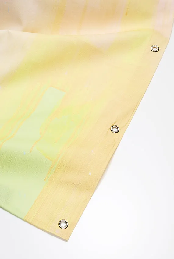 Artist Cotton Shower Curtain "Vibes" by Yvonne Robert