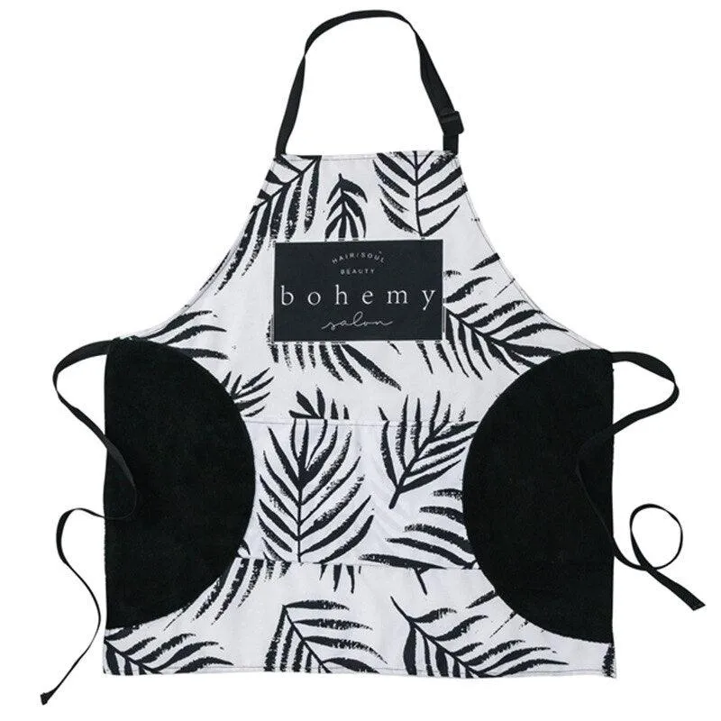 Black and White Print Apron