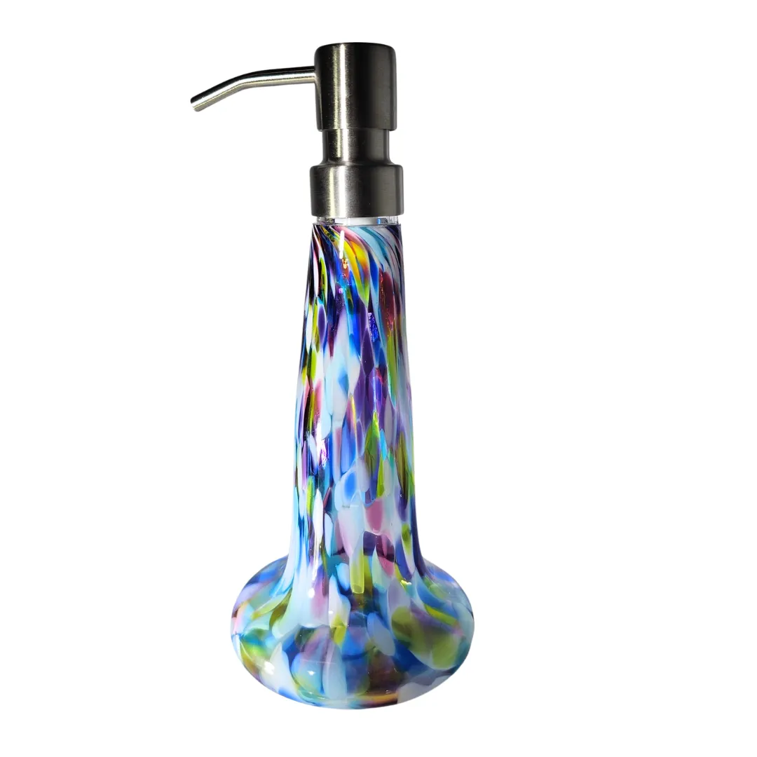 Blown Glass Soap Dispensers - Reusable Everyday Elegance