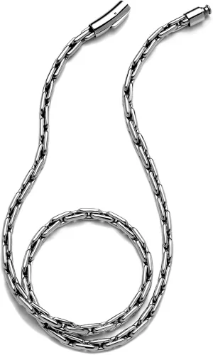 BOX Chain Necklace for Men Stainless Steel 6mm Chain Unisex