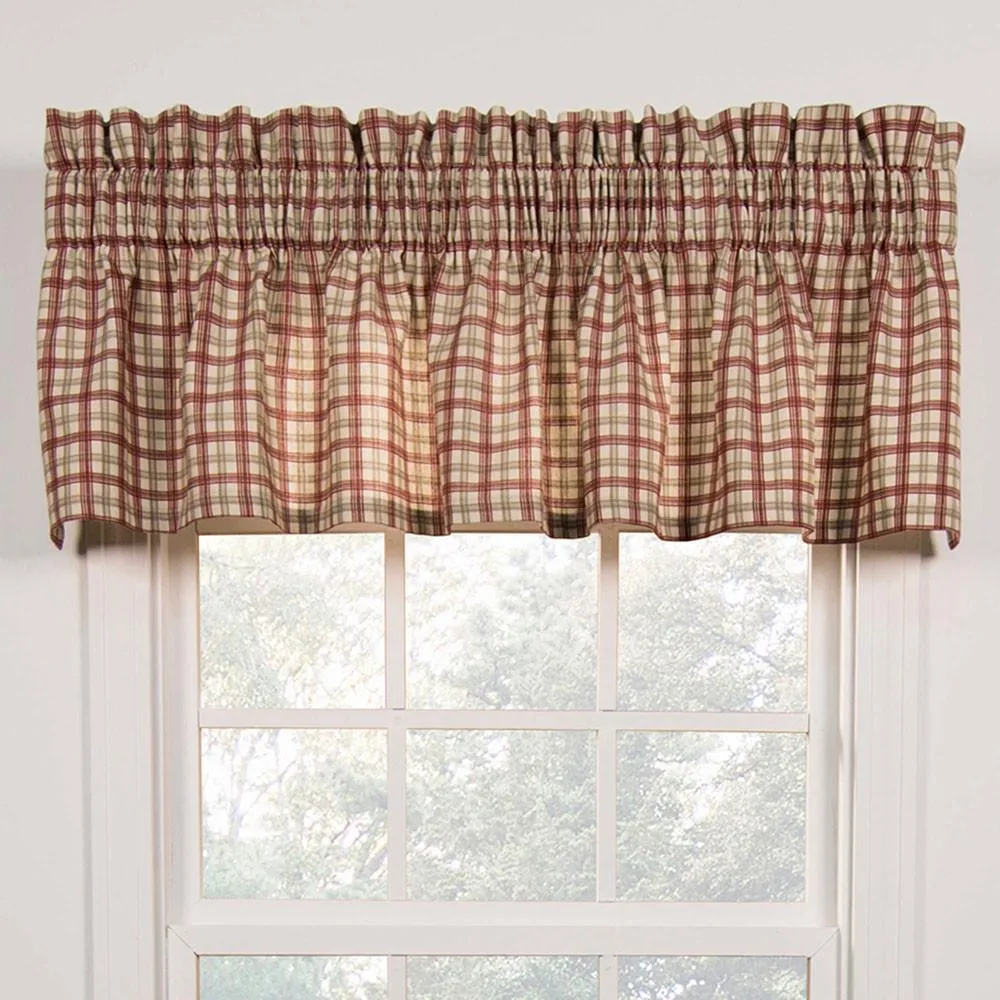 Bristol Plaid Tier & Valance