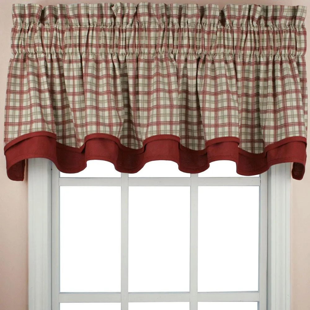 Bristol Plaid Tier & Valance