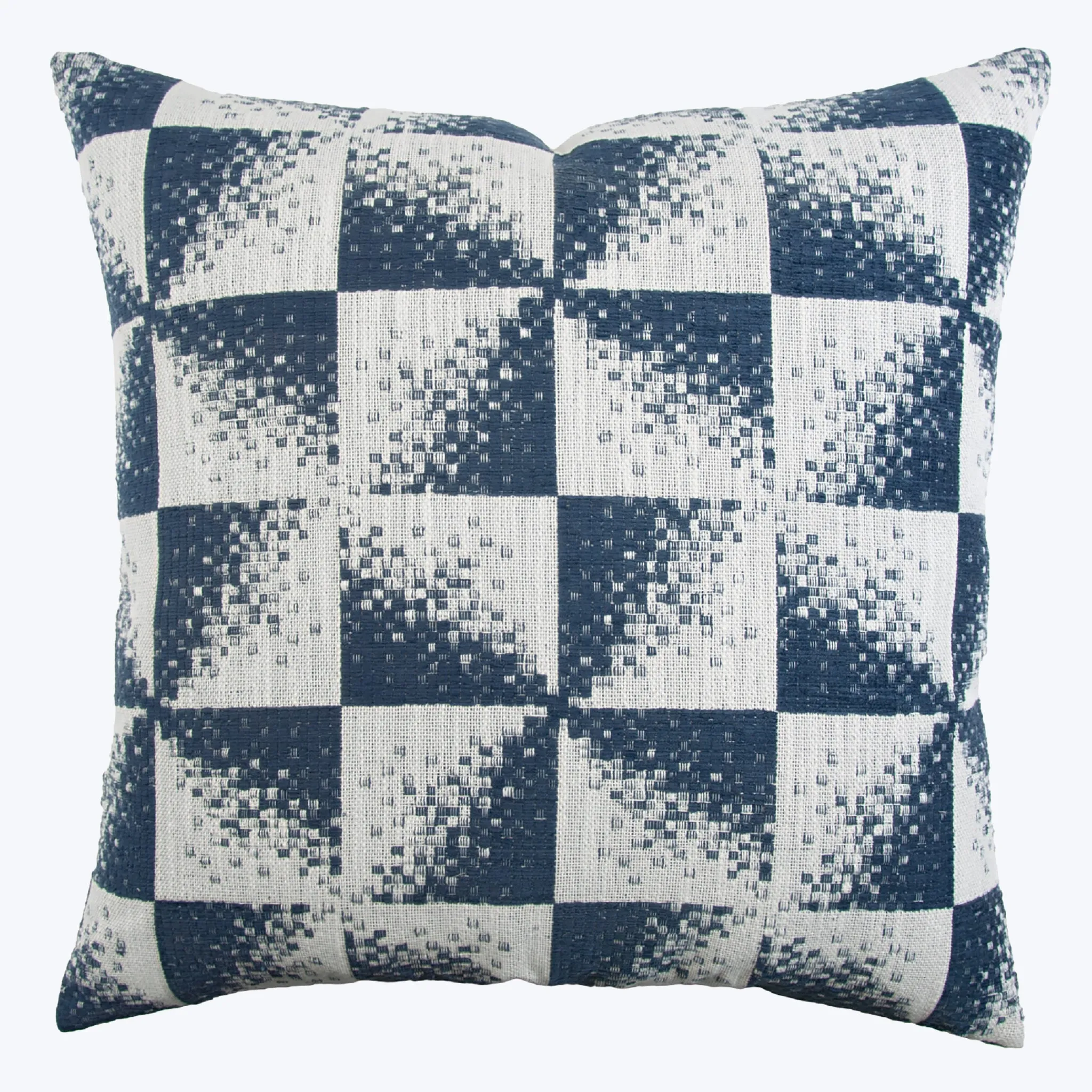 Checkmate Indoor/Outdoor Pillow, Navy