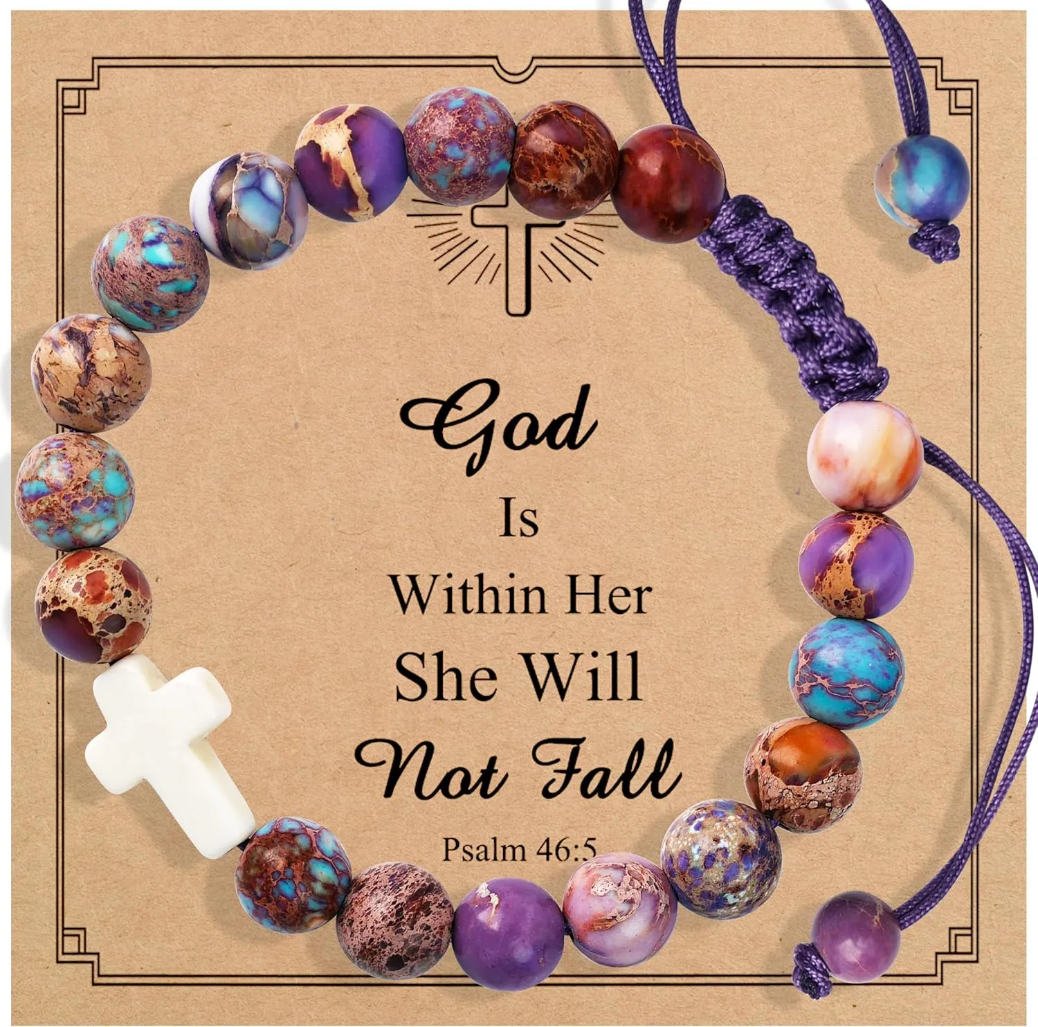 Christian Baptism Communion Confirmation Gifts for Women Christian Religious Bracelets Inspirationa Religious Gifts Catholic Jewelry for Women Friends Sister Mom Grandma