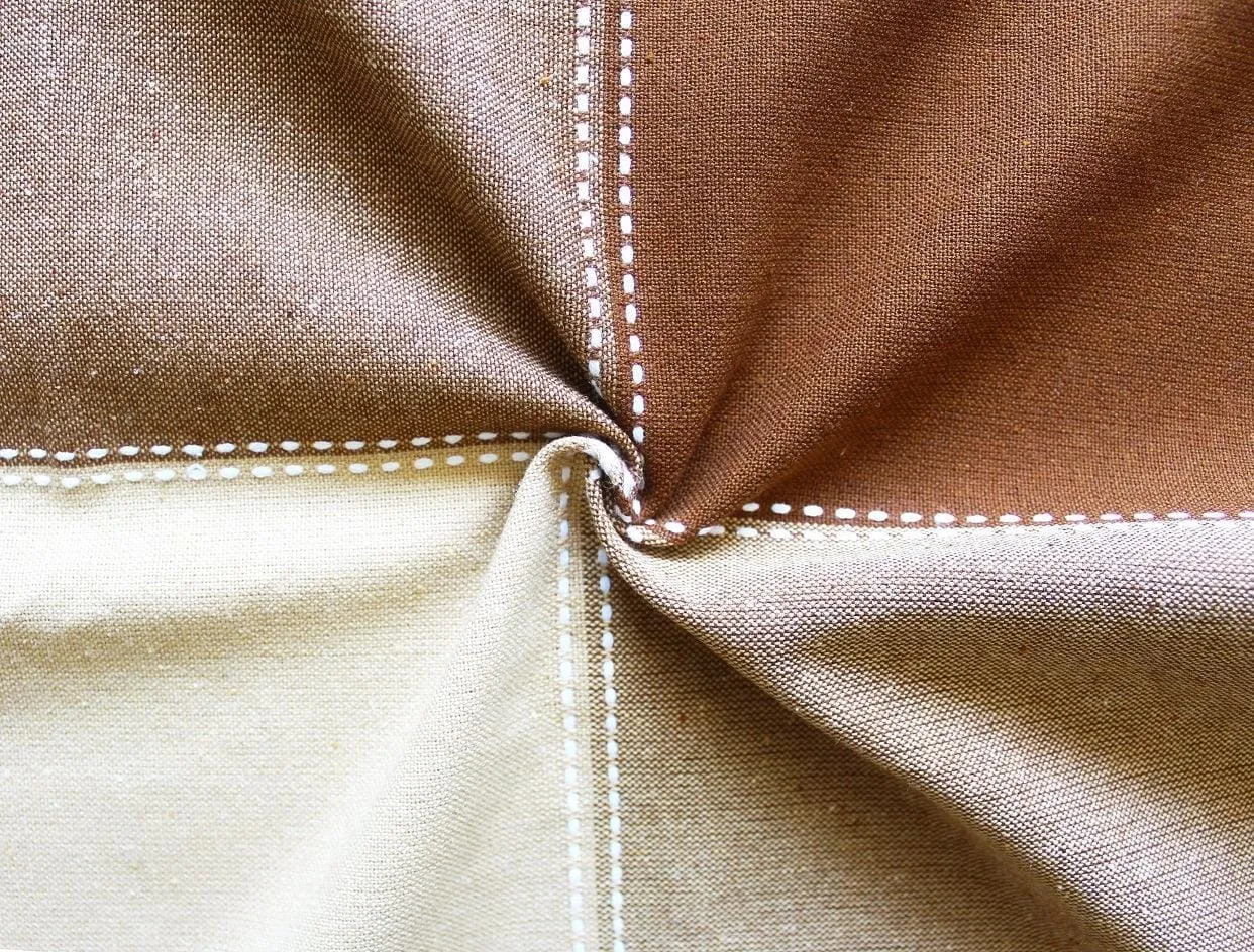 Cotton 4 Way Dobby Brown Free Size Apron Pack Of 1