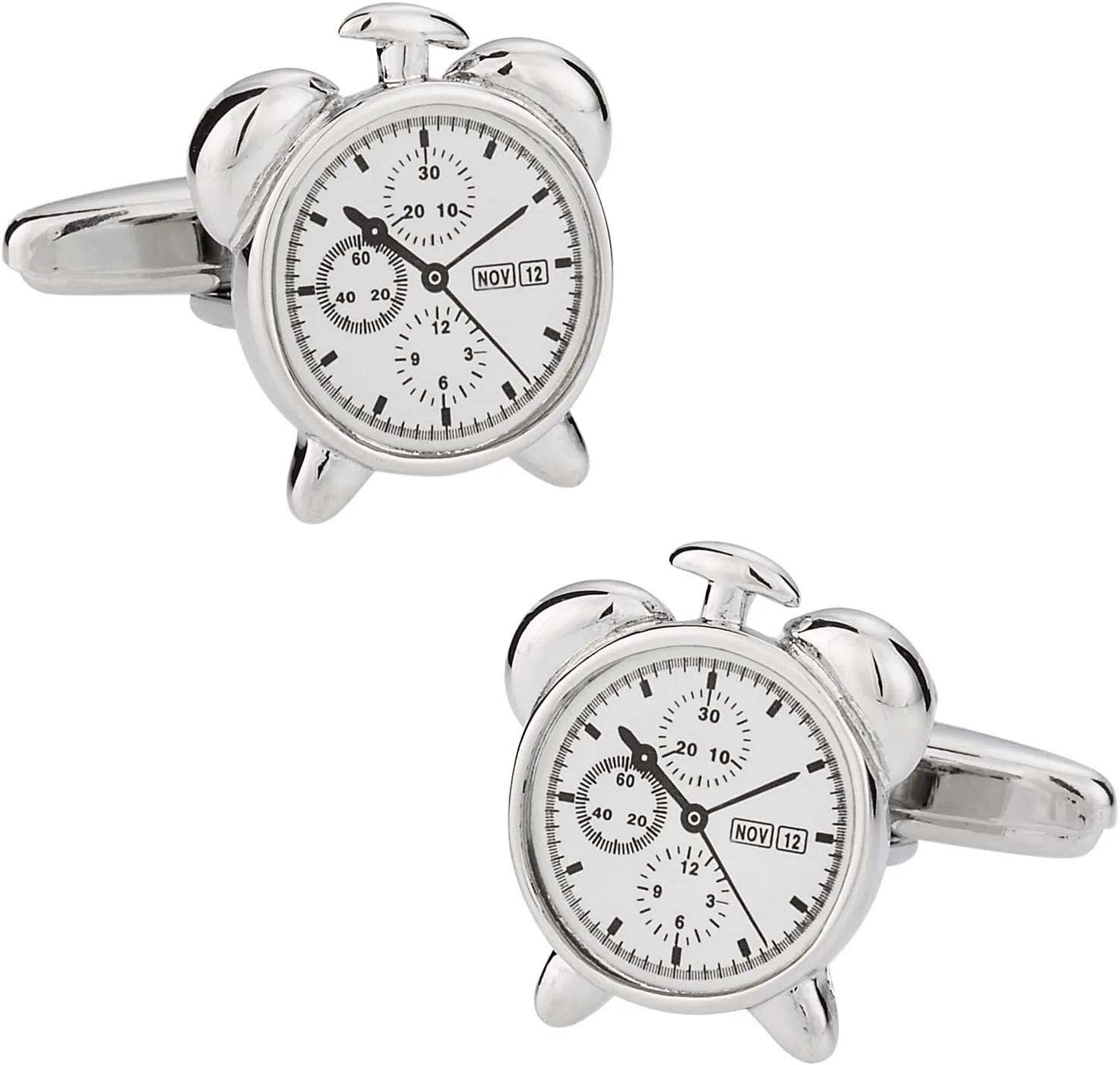 Cuff-Daddy Alarm Clock Cufflinks with Presentation Box