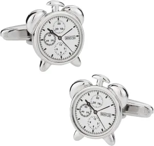 Cuff-Daddy Alarm Clock Cufflinks with Presentation Box