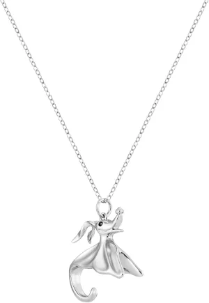 Dangling Dog Cute Breeds Pendant Necklace Pet Lovers Memorial Jewelry on 925 Sterling Silver Adjustable Chain