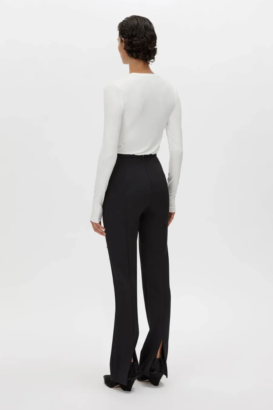 Delphin Button Down Top Ivory