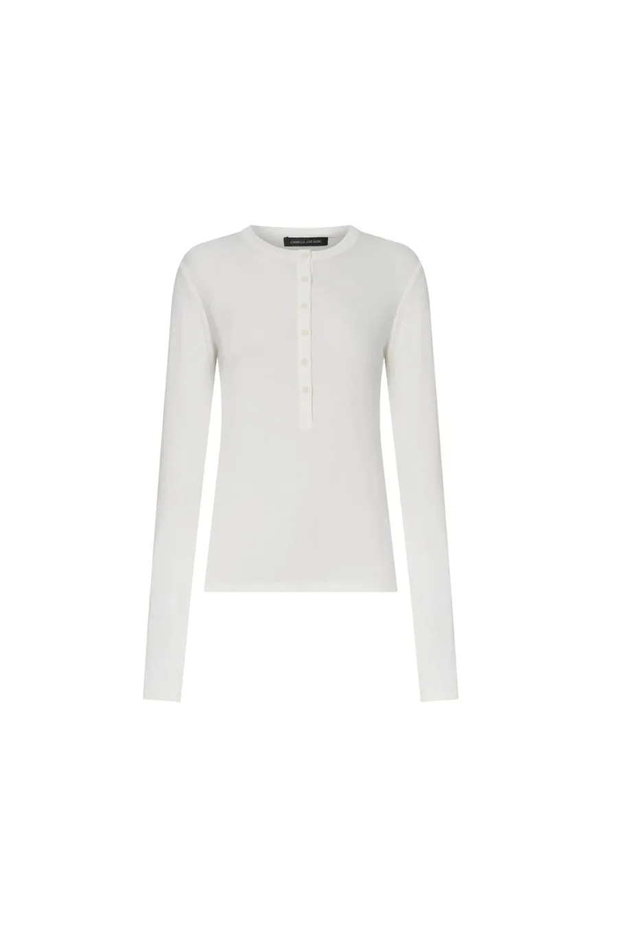 Delphin Button Down Top Ivory