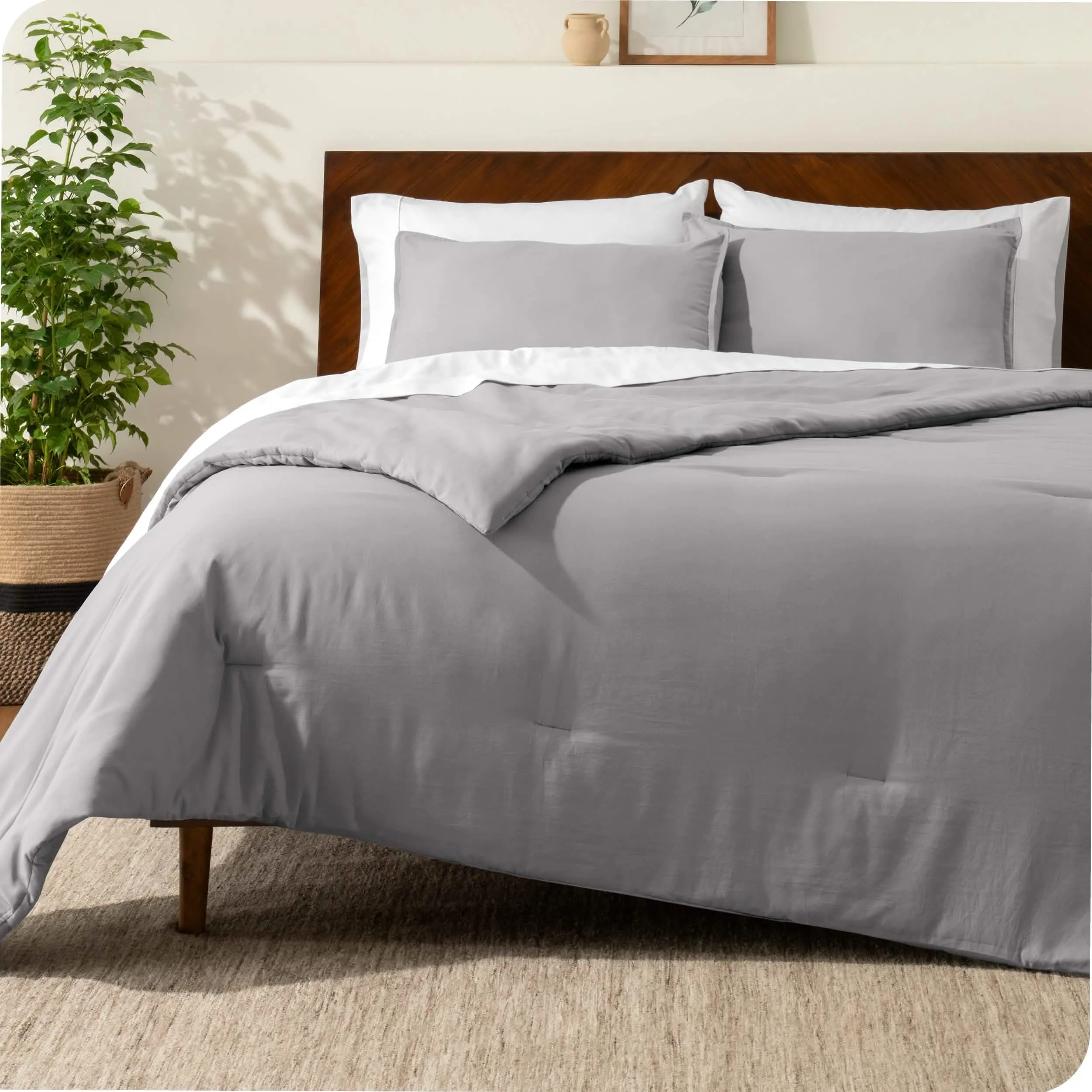 Down Alternative Track Stitch Comforter Set