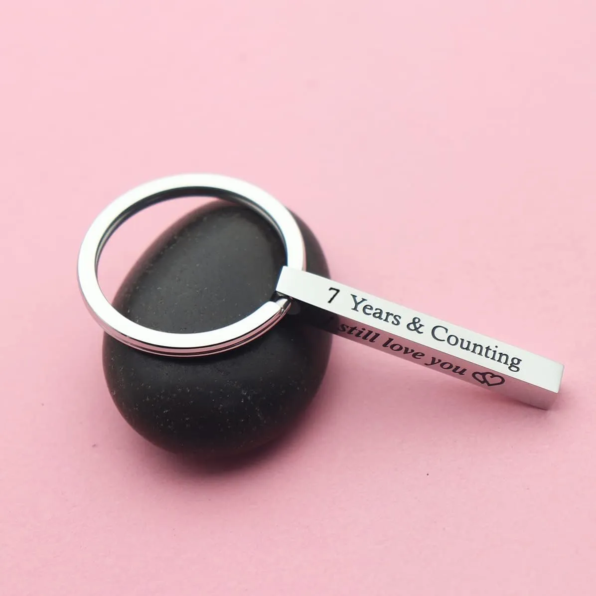 Eilygen Anniversary Keychains Couple Gift Couple Keychain Boyfriend Husband Gift Anniversary Key Chain Gift for Him Her