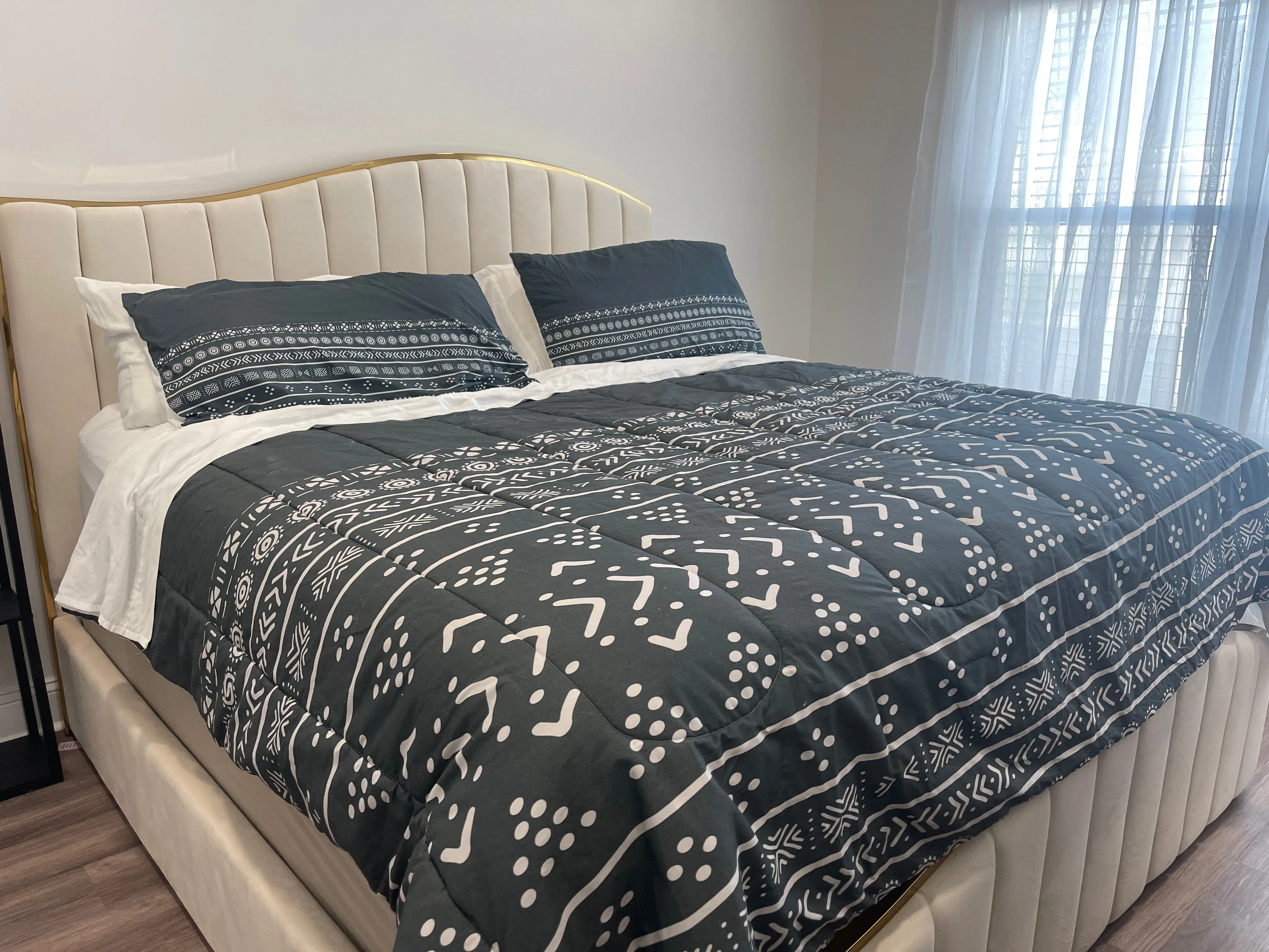 Emerald Mudcloth Boho Bespoke Comforters