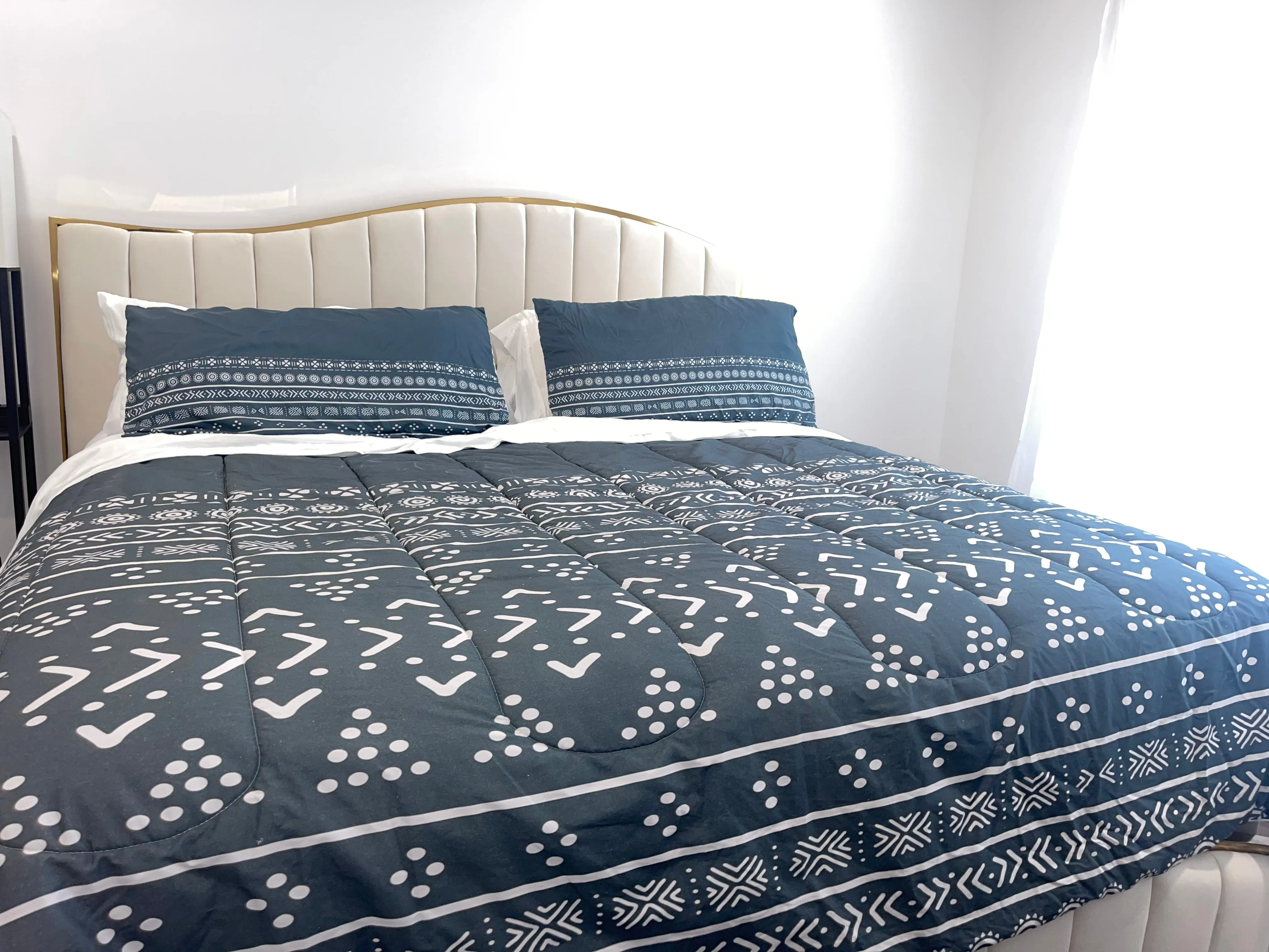 Emerald Mudcloth Boho Bespoke Comforters