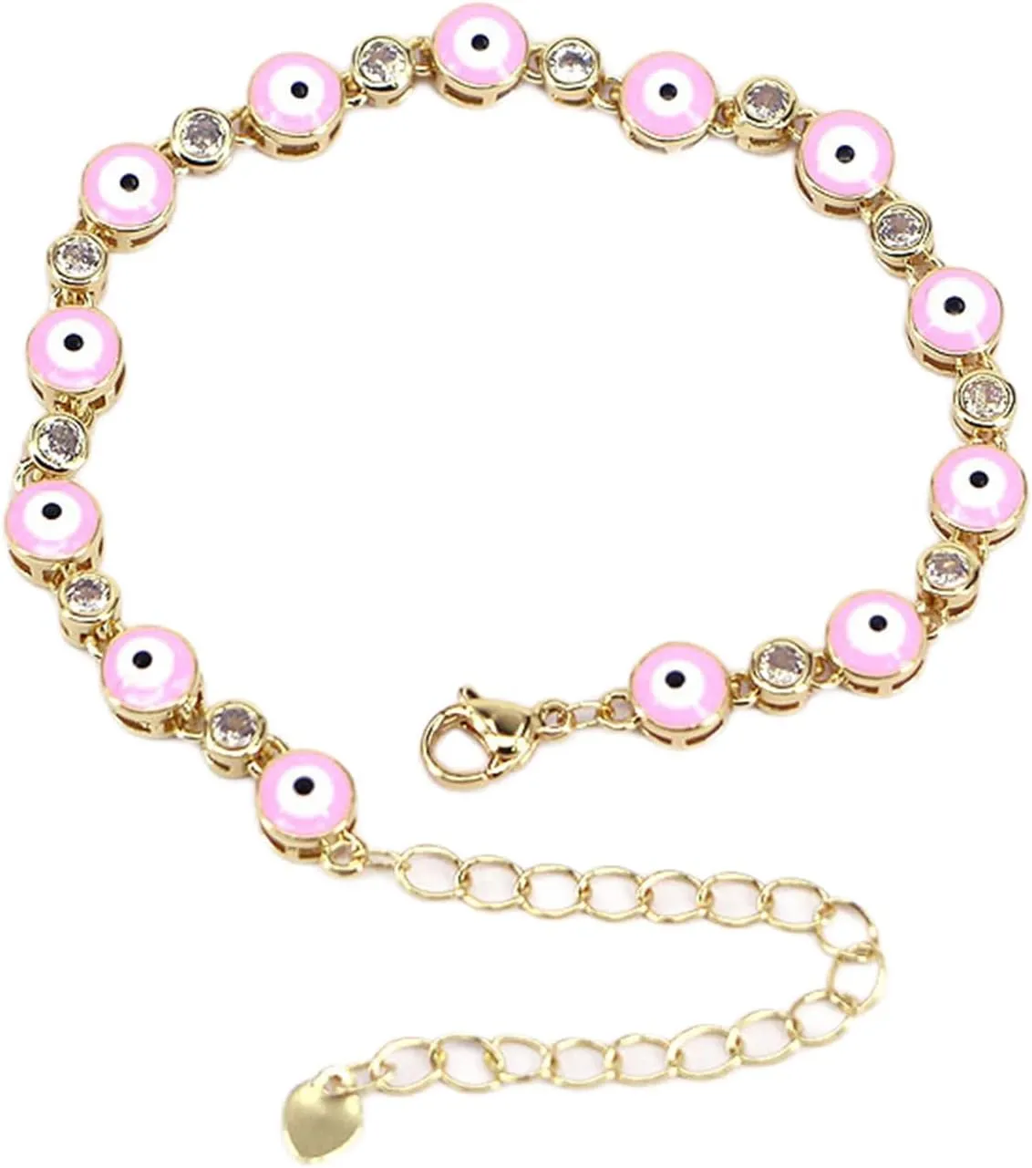 Evil Eye Bracelets for Women Gold Evil Eye Mexican Bracelet Adjustable Turkish Blue Pink Red Evil Eye Protection Bracelet Jewelry
