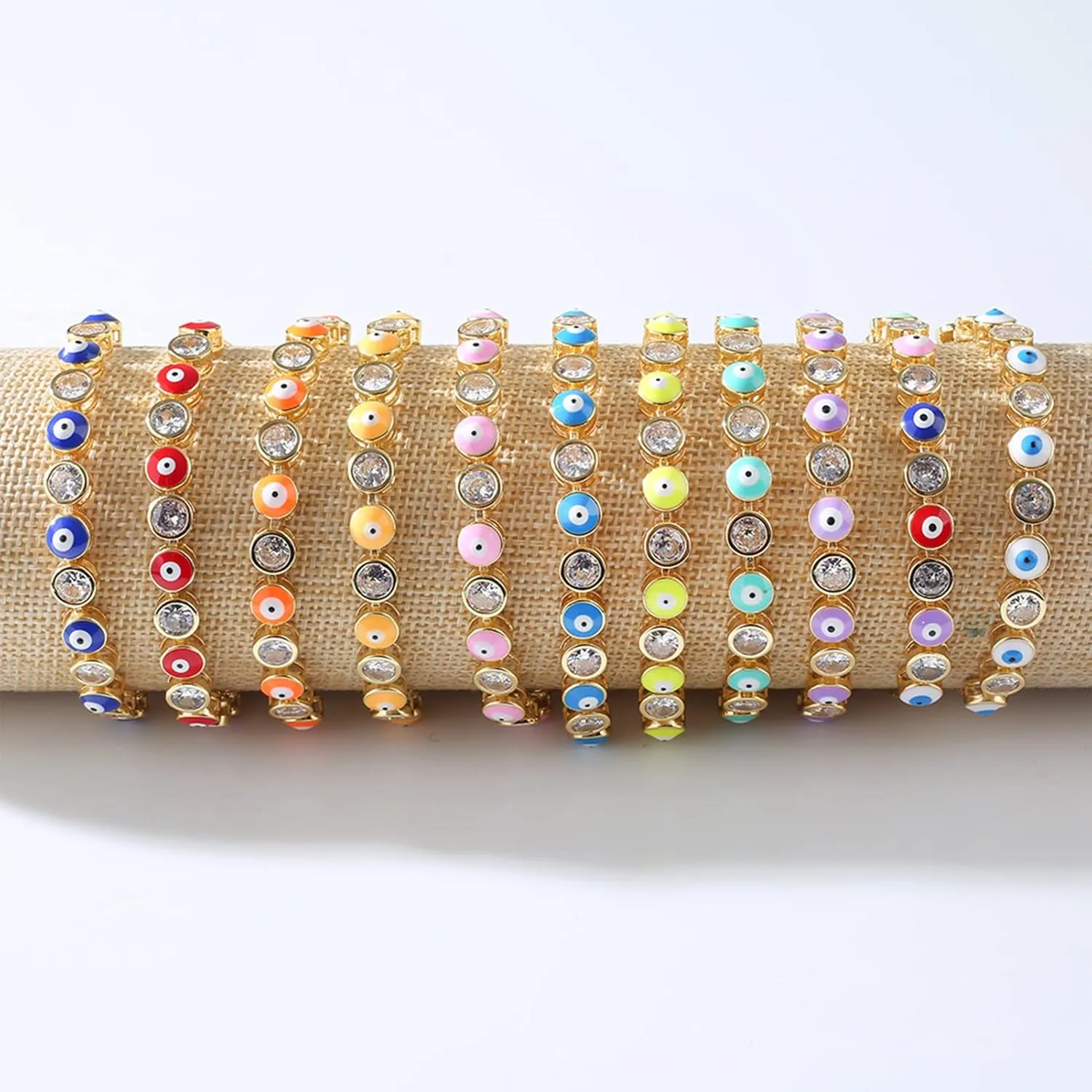 Evil Eye Bracelets for Women Gold Evil Eye Mexican Bracelet Adjustable Turkish Blue Pink Red Evil Eye Protection Bracelet Jewelry