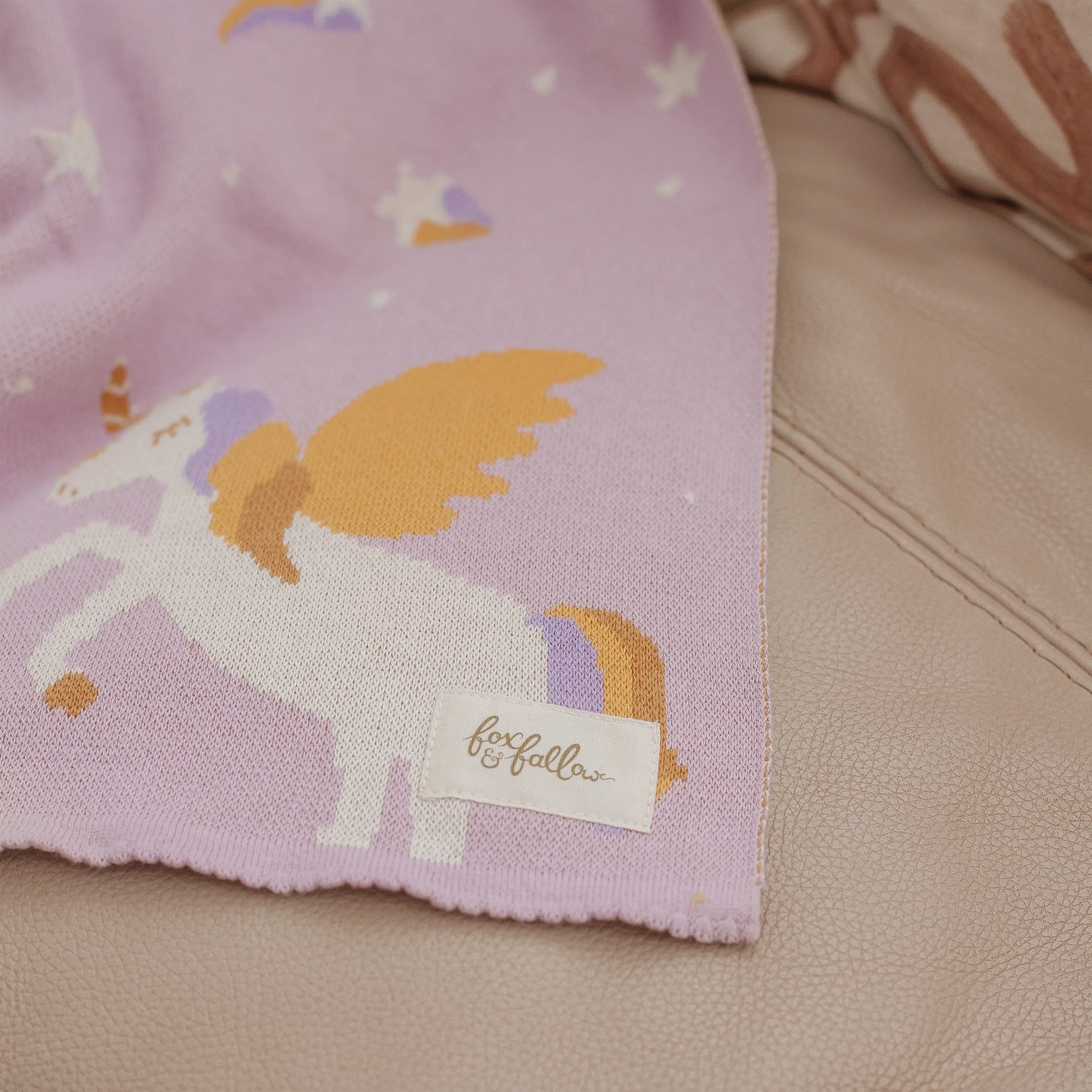 Fox & Fallow - Unicorns Blanket