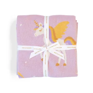 Fox & Fallow - Unicorns Blanket