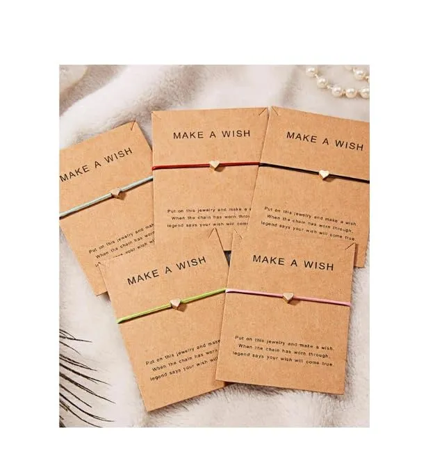 Friendship bracelet heart, Friendship bracelet, sliding knot bracelet. Set of 5 pieces