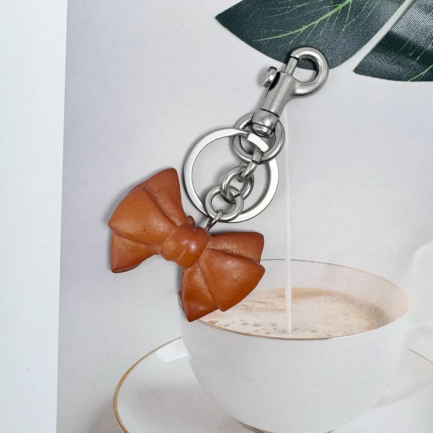 Fruit Bag Charm Key Chain Accessory Purse Charm Gifts for Women