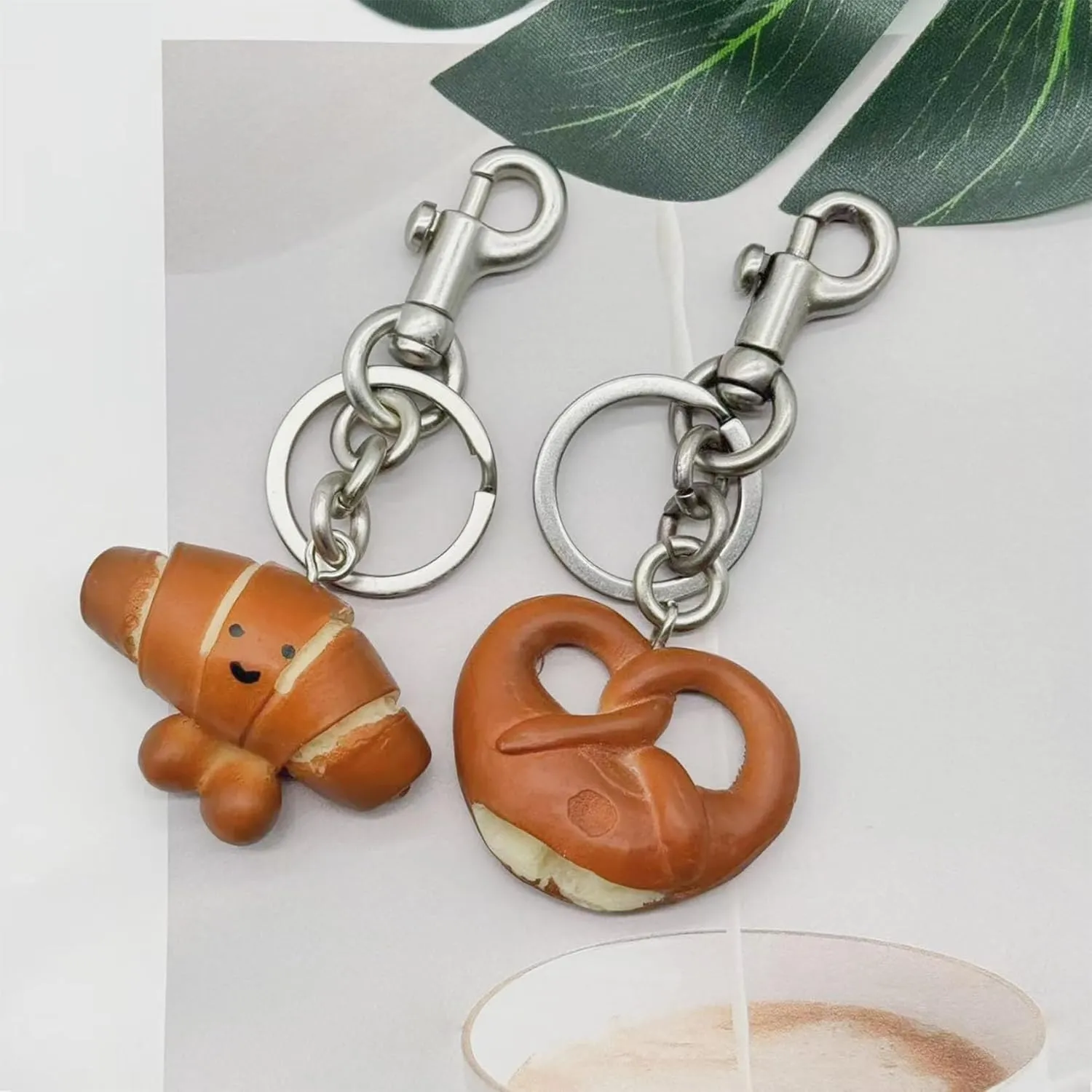 Fruit Bag Charm Key Chain Accessory Purse Charm Gifts for Women