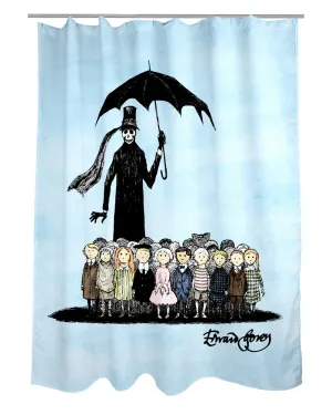 Gashlycrumb Tinies Shower Curtain
