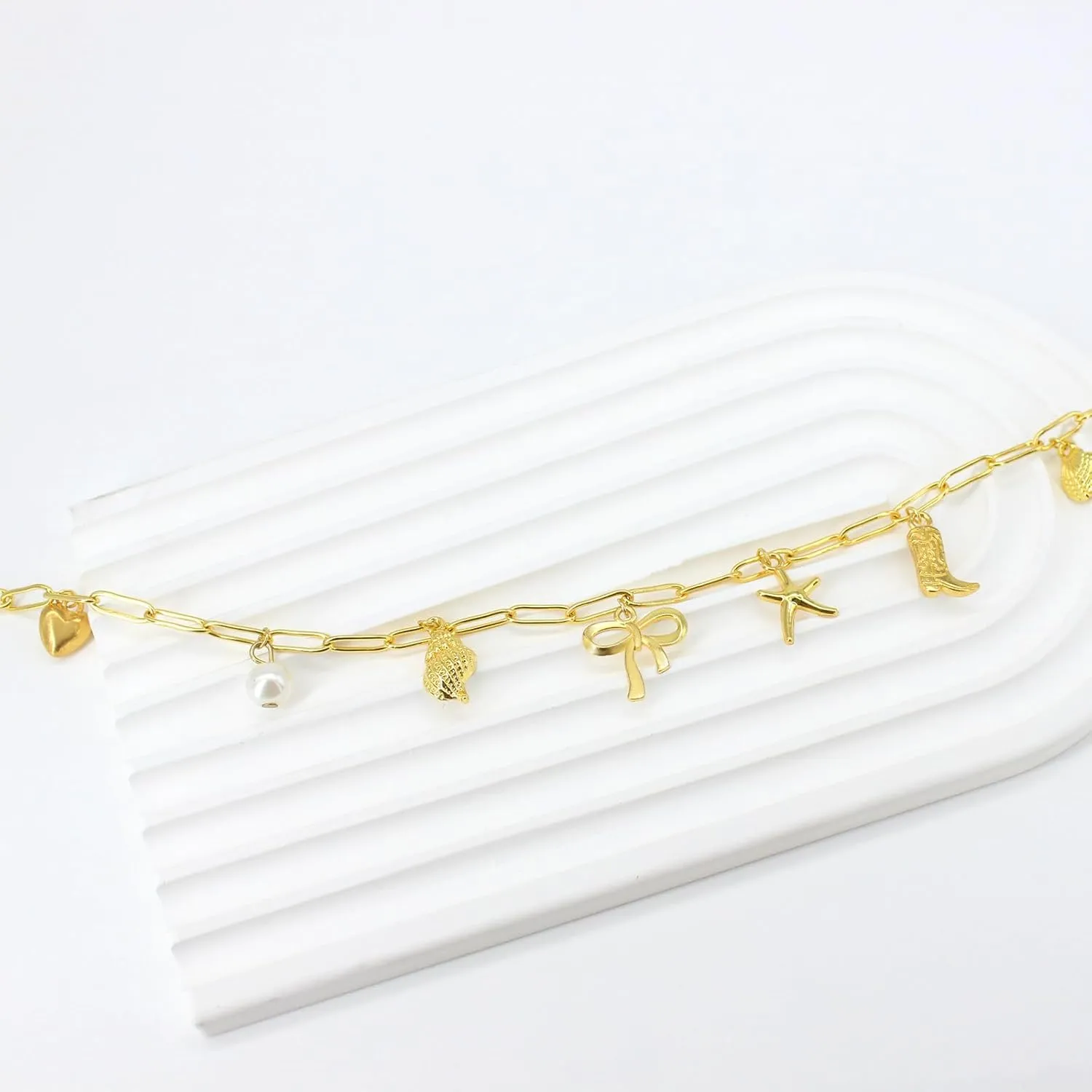Gold Butterfly Necklace for Women, Dainty Color Cubic Zircon Stereo Butterfly Pendant Necklace